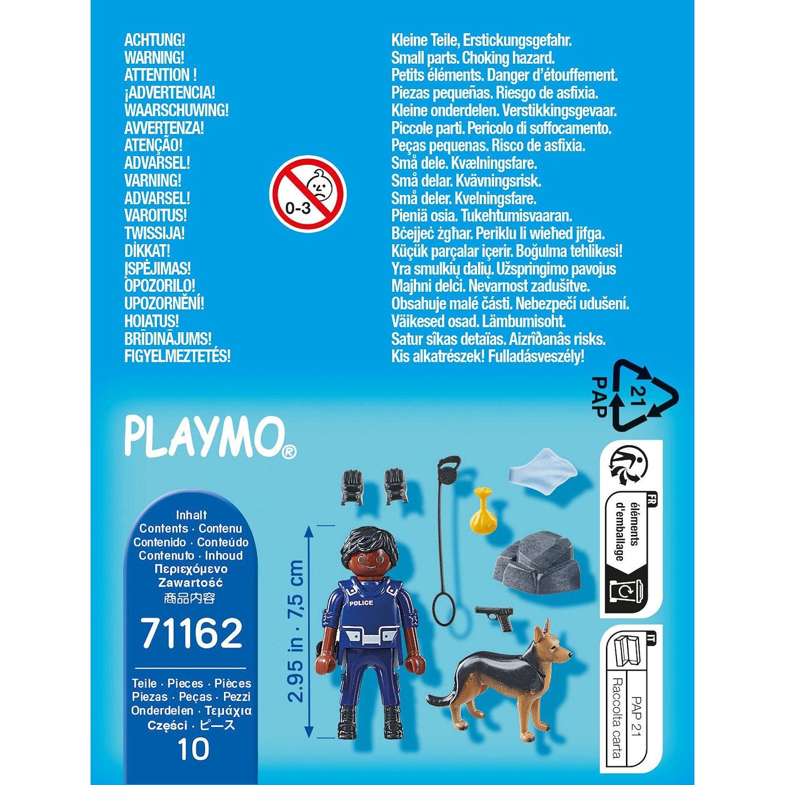 Playmobil Special Plus Politieagent met speurhond