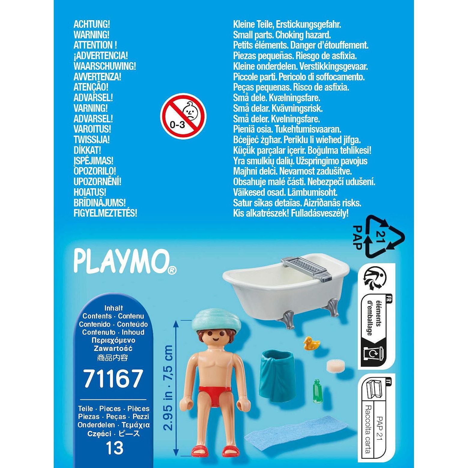 Playmobil Special plus Man in badkuip