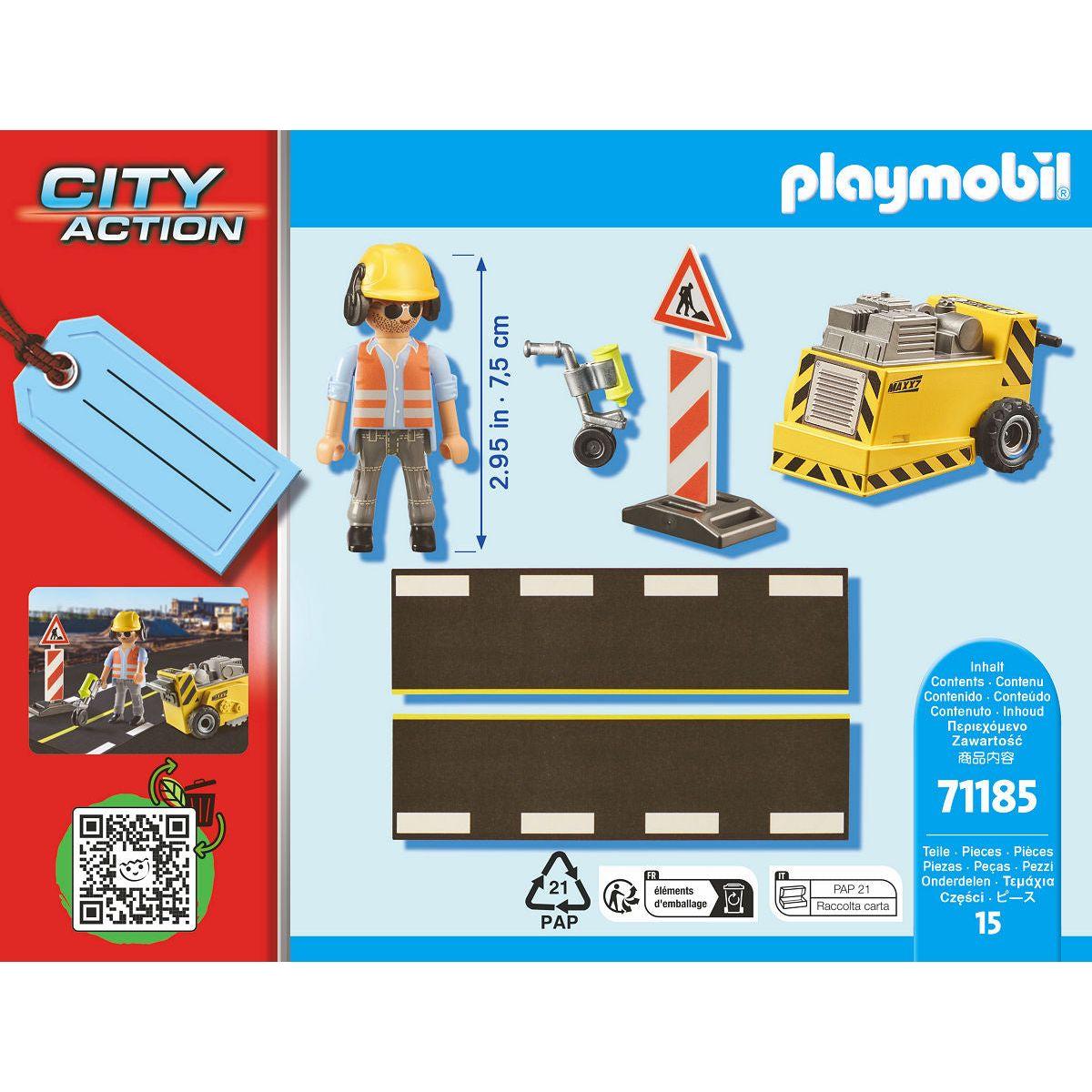 Playmobil Gift Sets Bouwvakker met randensnijder