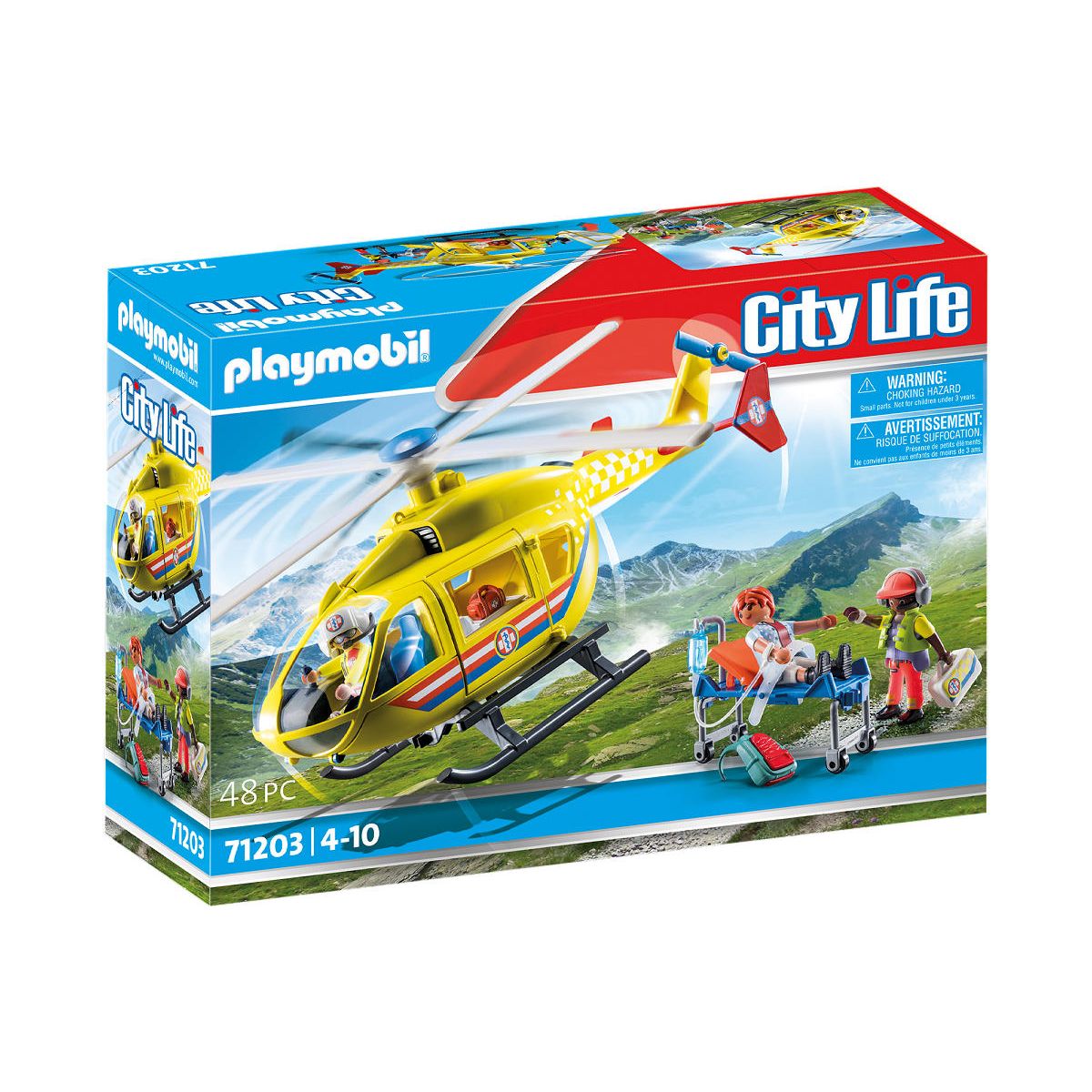 Playmobil Action Heroes Reddingshelikopter