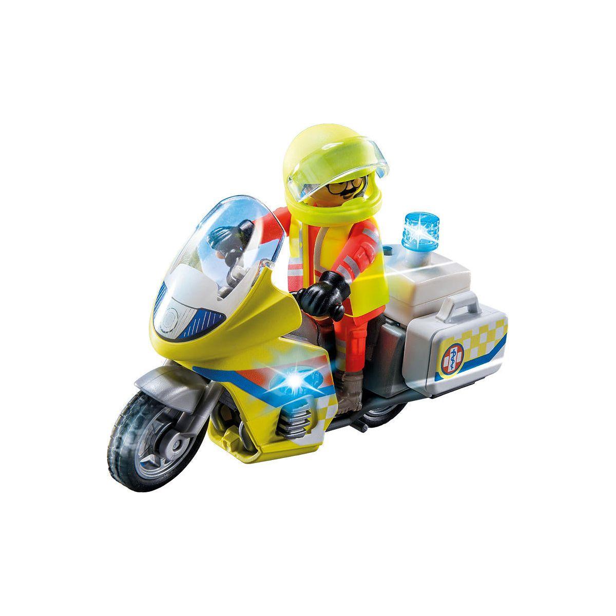 Playmobil Action Heroes Noodmotorfiets met zwaailicht