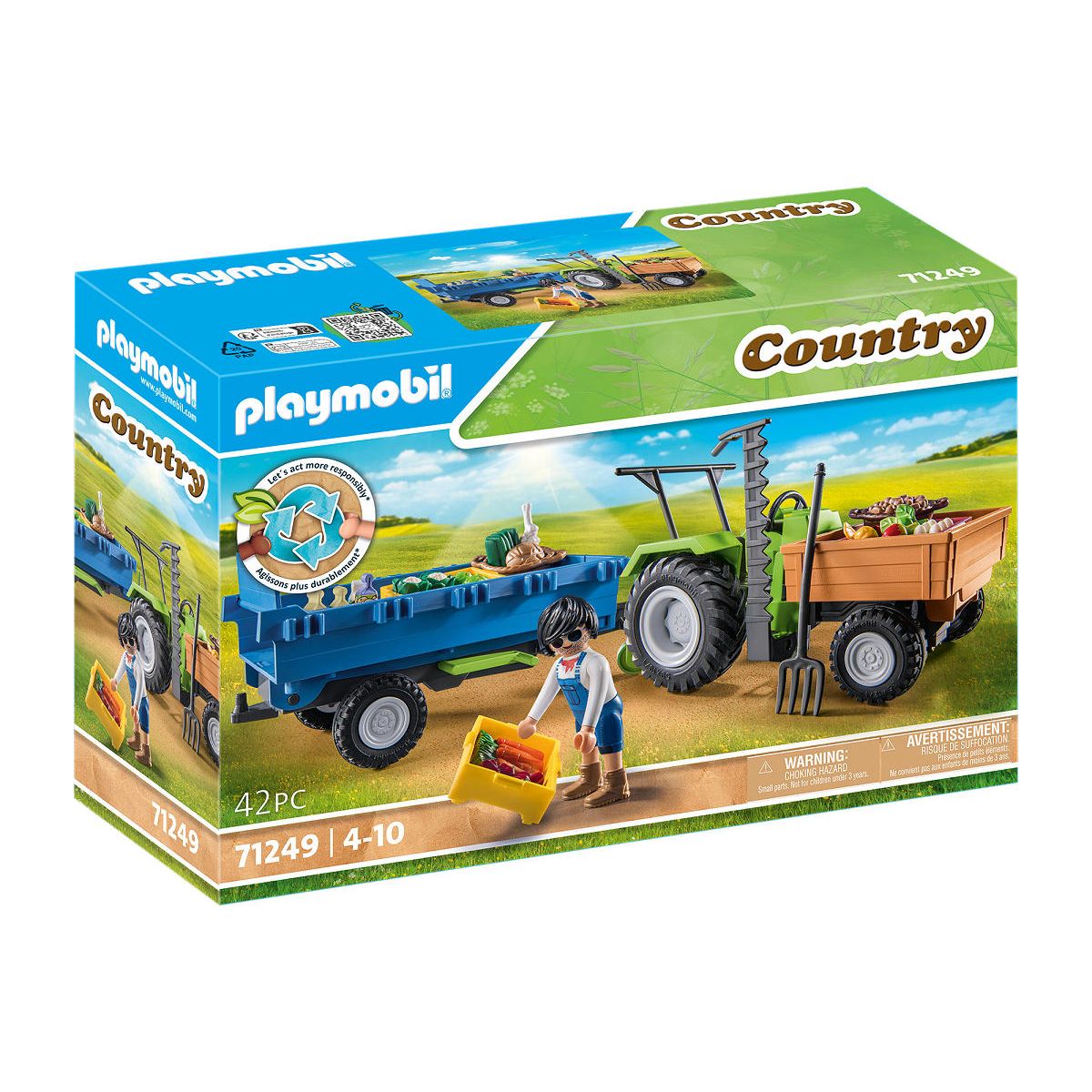 Playmobil Country Trekker met aanhanger