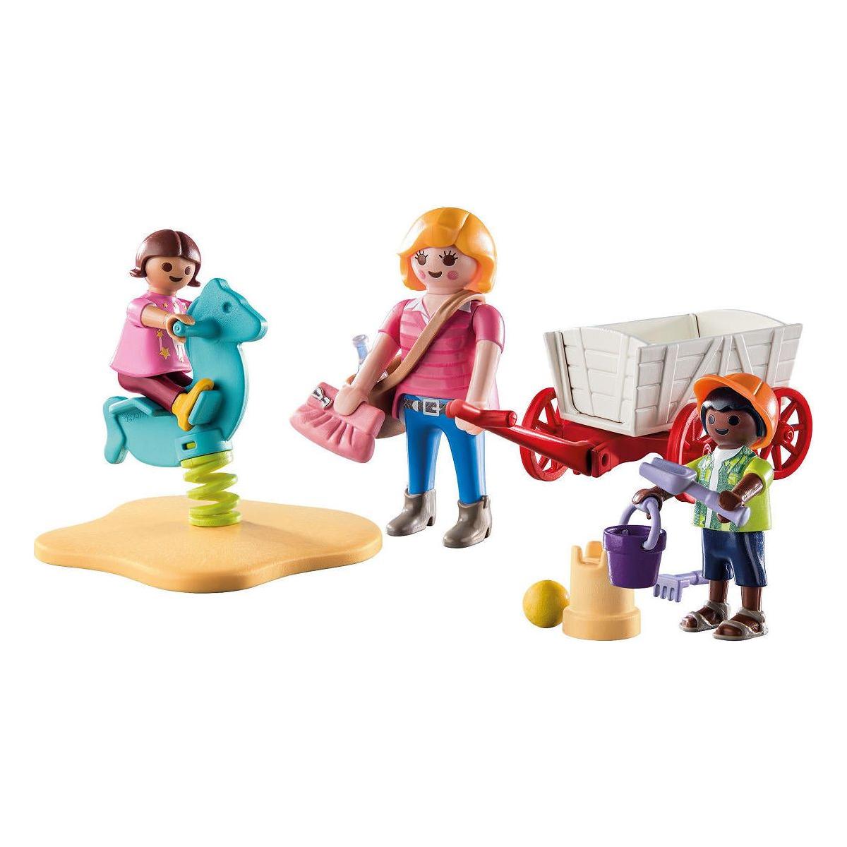 Playmobil Starterpack opvoeder met bolderwagen