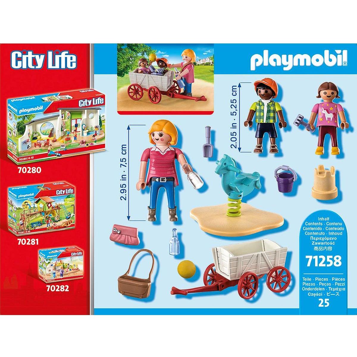 Playmobil Starterpack opvoeder met bolderwagen