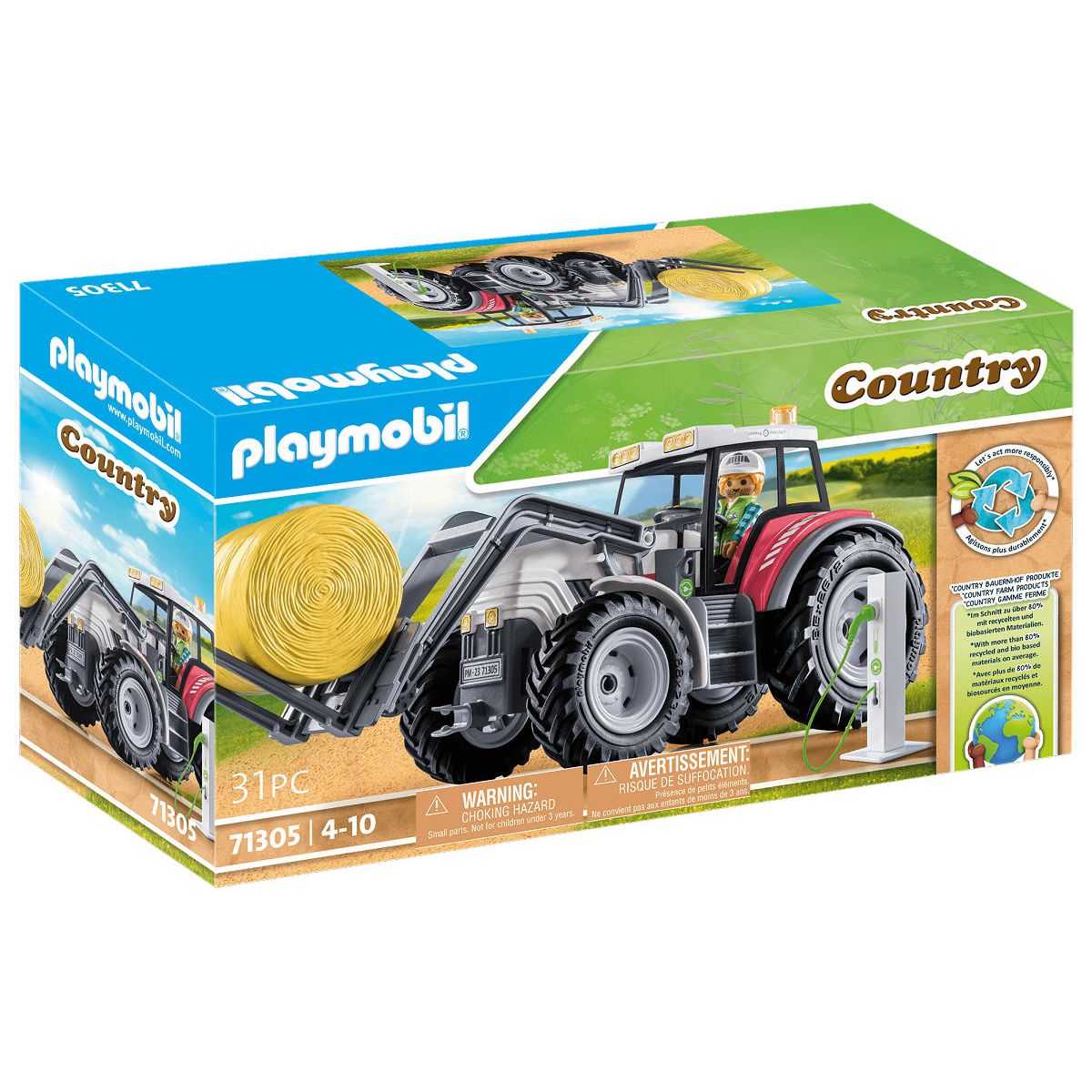Playmobil Country Grote trekker met toebehoren
