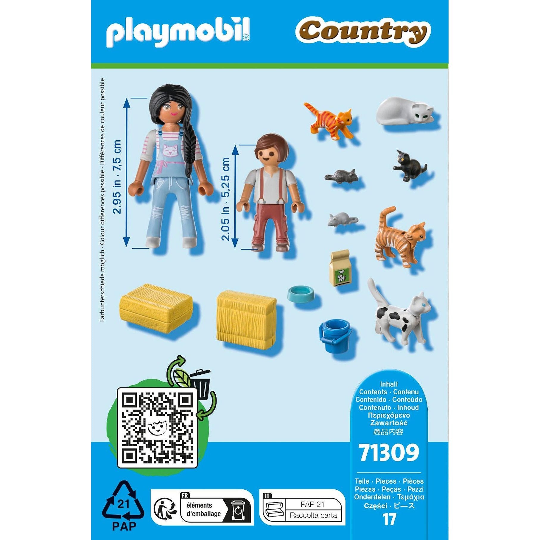 Playmobil Country Kattenfamilie