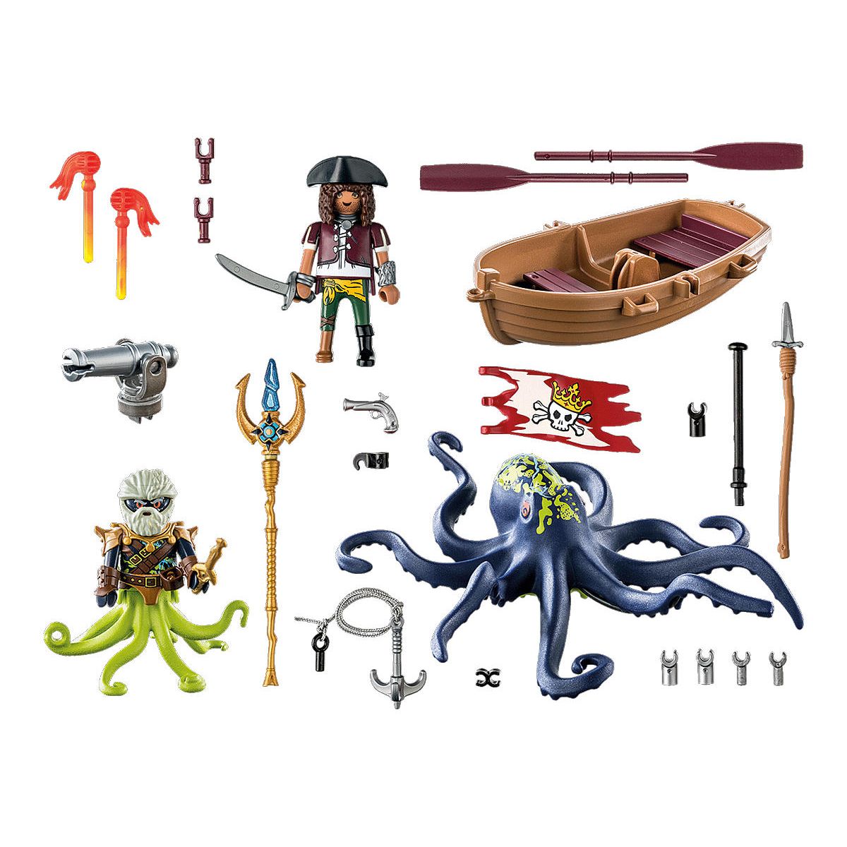Playmobil Pirates Gevecht tegen de reuzenoctopus