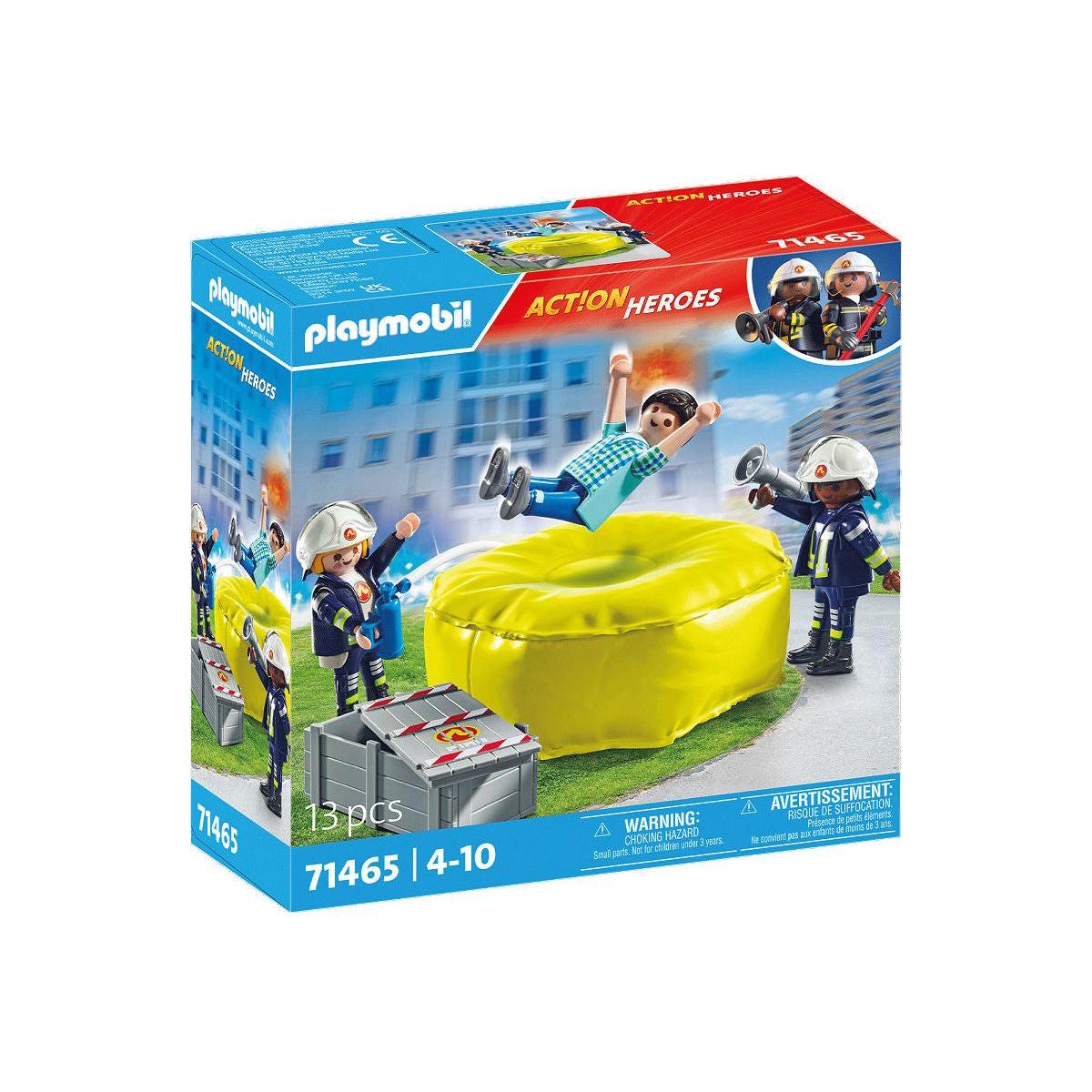 Playmobil Action Heroes Brandweerlieden met luchtkussens