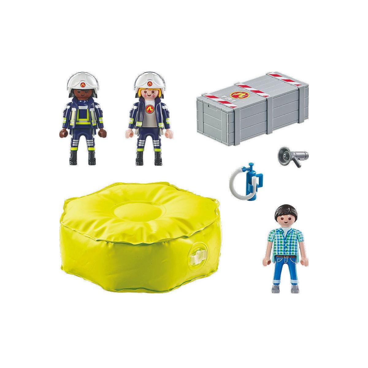 Playmobil Action Heroes Brandweerlieden met luchtkussens