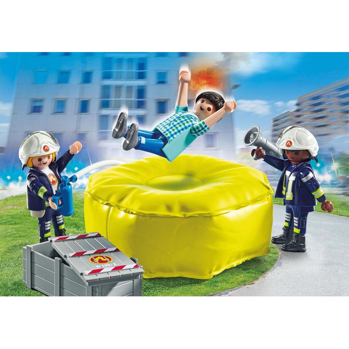 Playmobil Action Heroes Brandweerlieden met luchtkussens