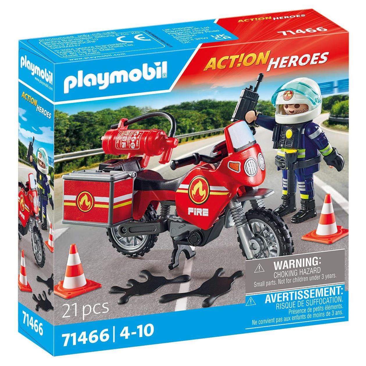 Playmobil Action Heroes Brandweer op de plaats van het ongev