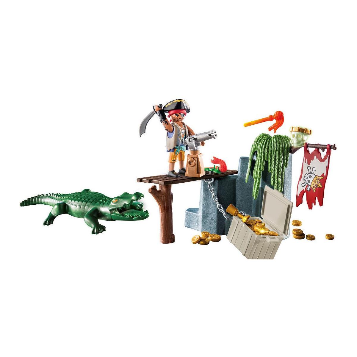 Playmobil Starter Packs Piraat met alligator