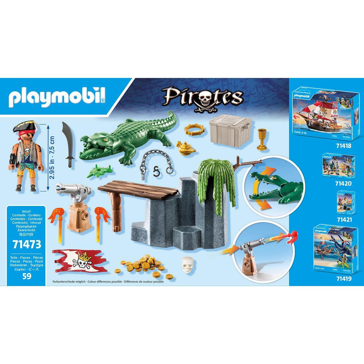 Playmobil Starter Packs Piraat met alligator