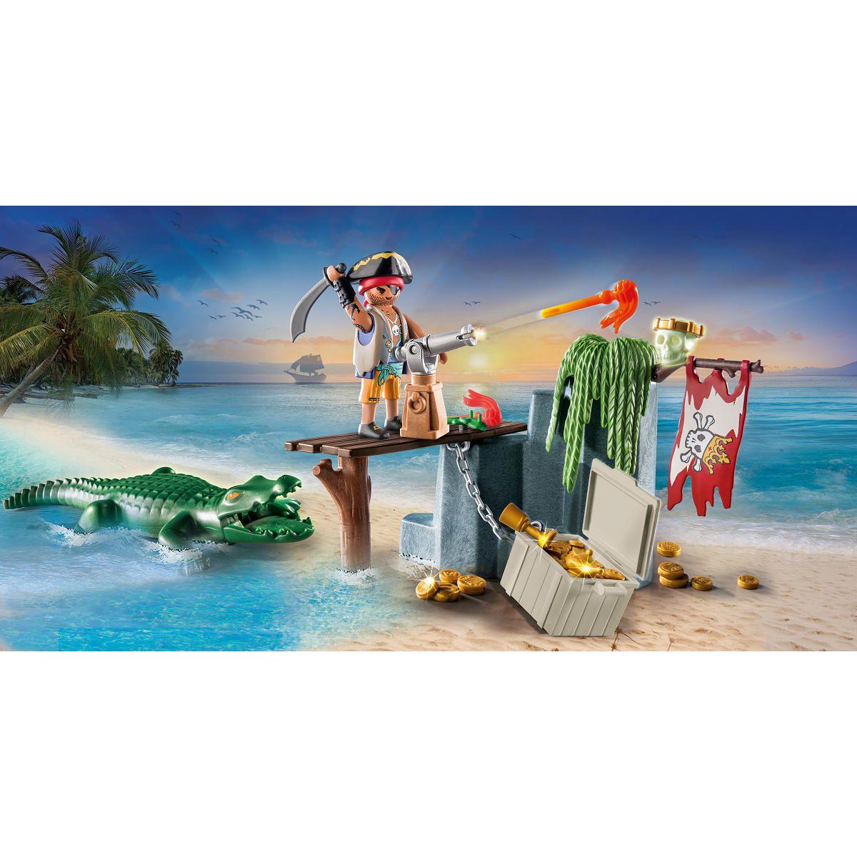 Playmobil Starter Packs Piraat met alligator