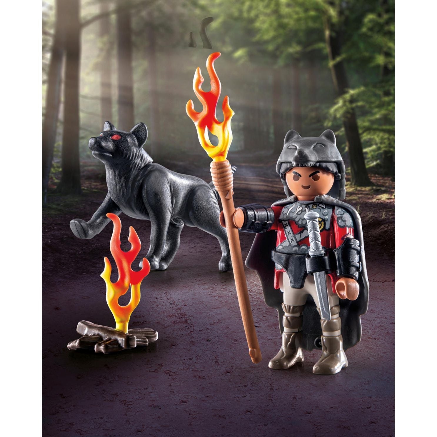 Playmobil Special Plus Krijger met wolf