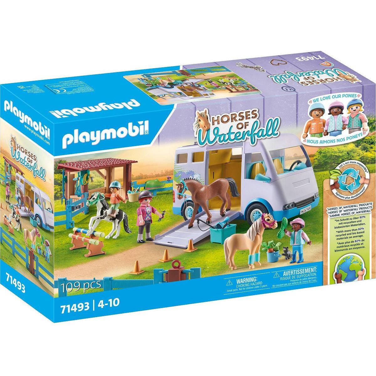 Playmobil Horses of Waterfall Mobiele manege
