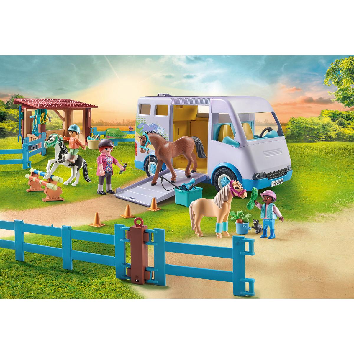 Playmobil Horses of Waterfall Mobiele manege