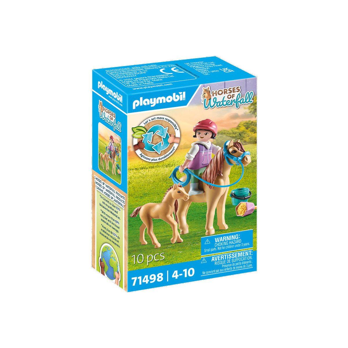 Playmobil Horses of Waterfall Kind met pony en veulen
