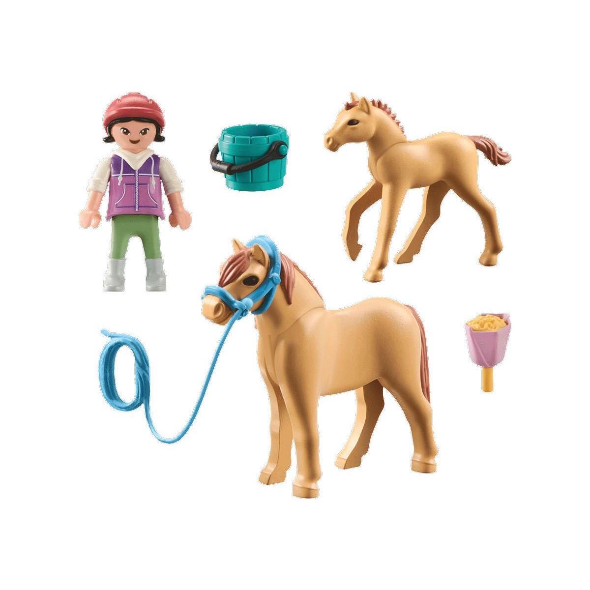 Playmobil Horses of Waterfall Kind met pony en veulen