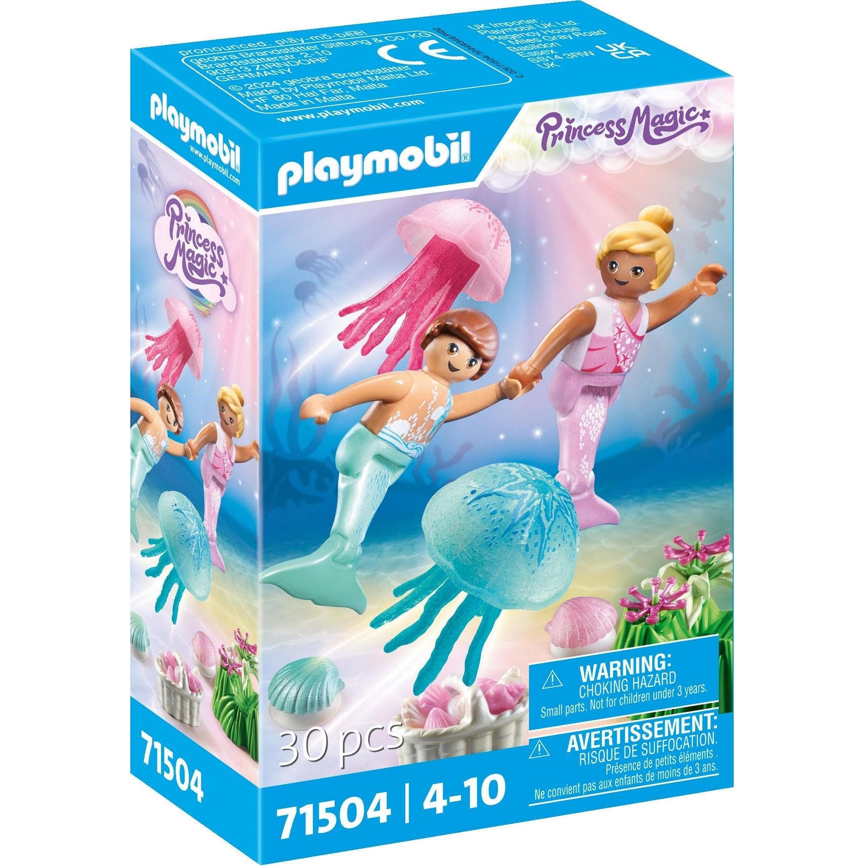 Playmobil Princess Magic Zeemeerminkinderen met kwallen
