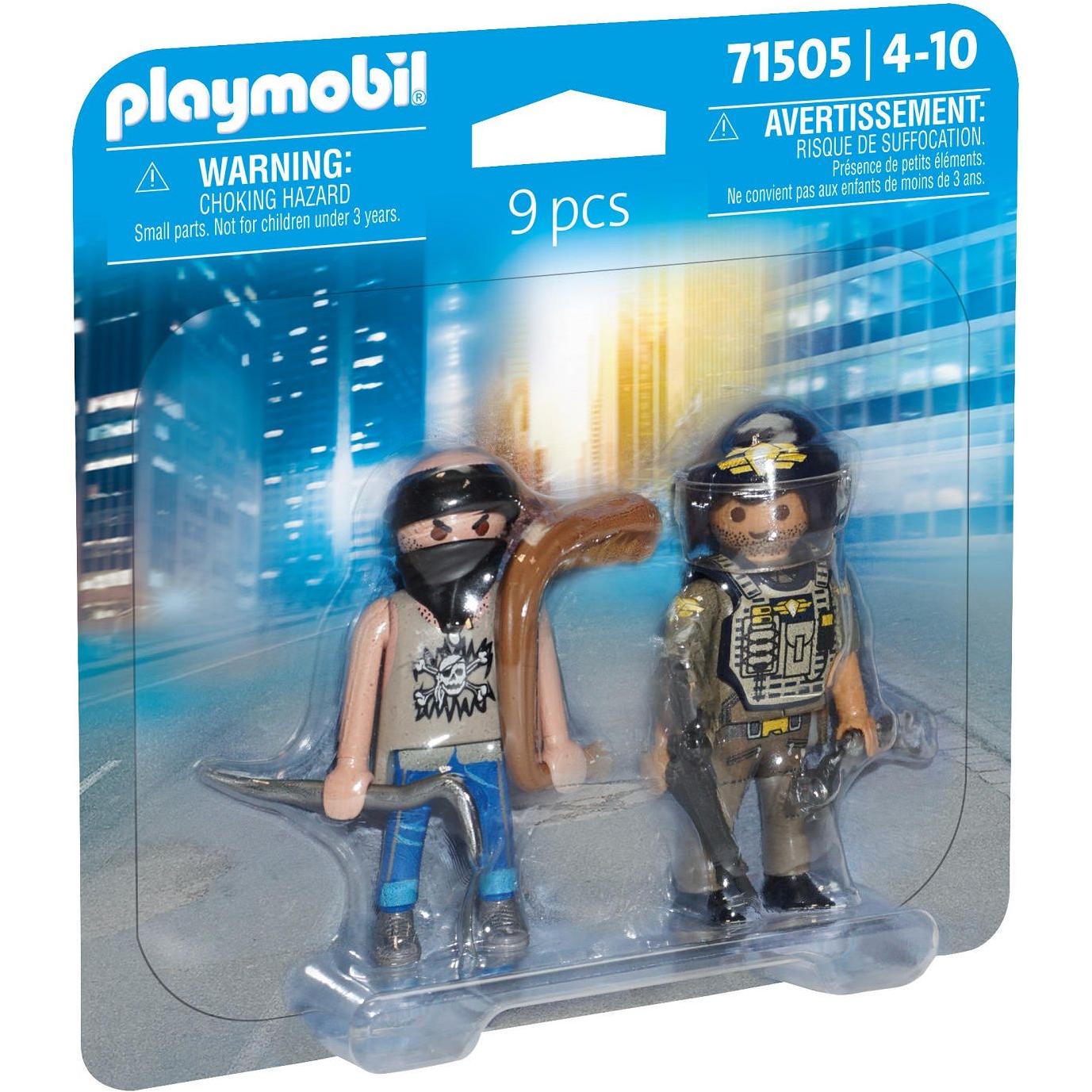 Playmobil DuoPacks Tactische politie-eenheid & bandiet