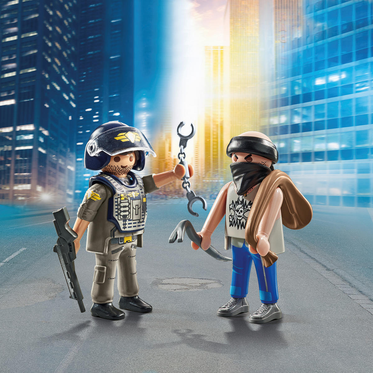 Playmobil DuoPacks Tactische politie-eenheid & bandiet