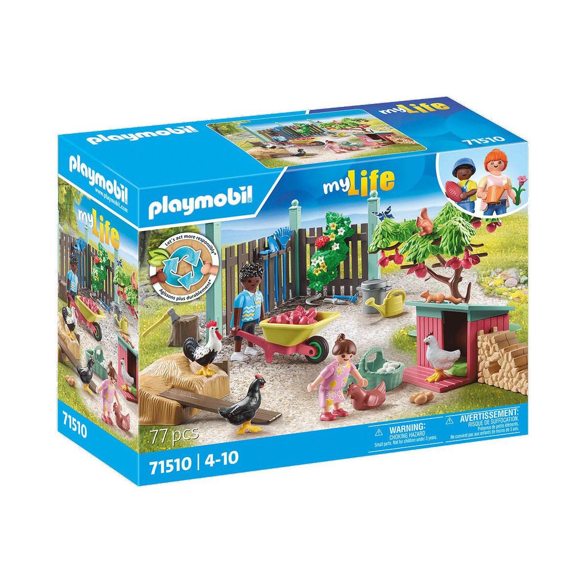 Playmobil My Life Kleine kippenboerderij in de tuin