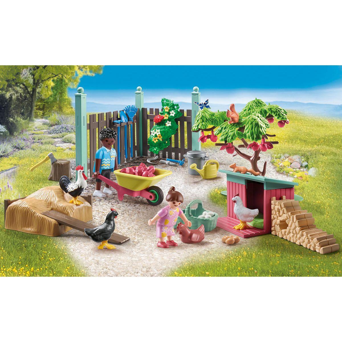 Playmobil My Life Kleine kippenboerderij in de tuin