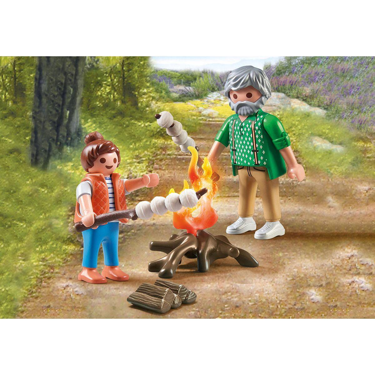 Playmobil My Life Kampvuur met marshmallows
