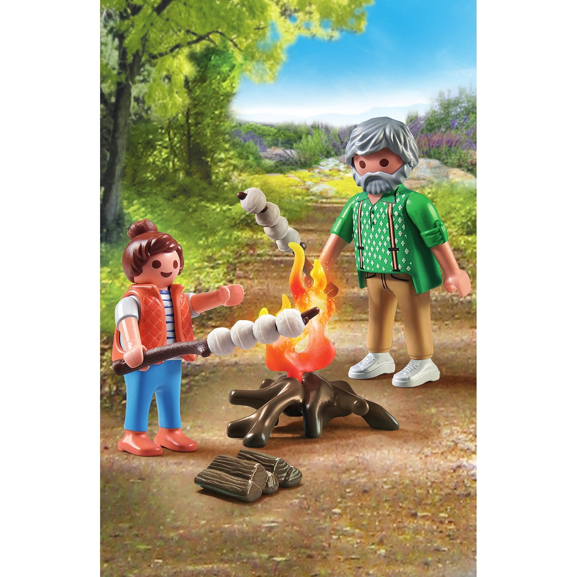 Playmobil My Life Kampvuur met marshmallows