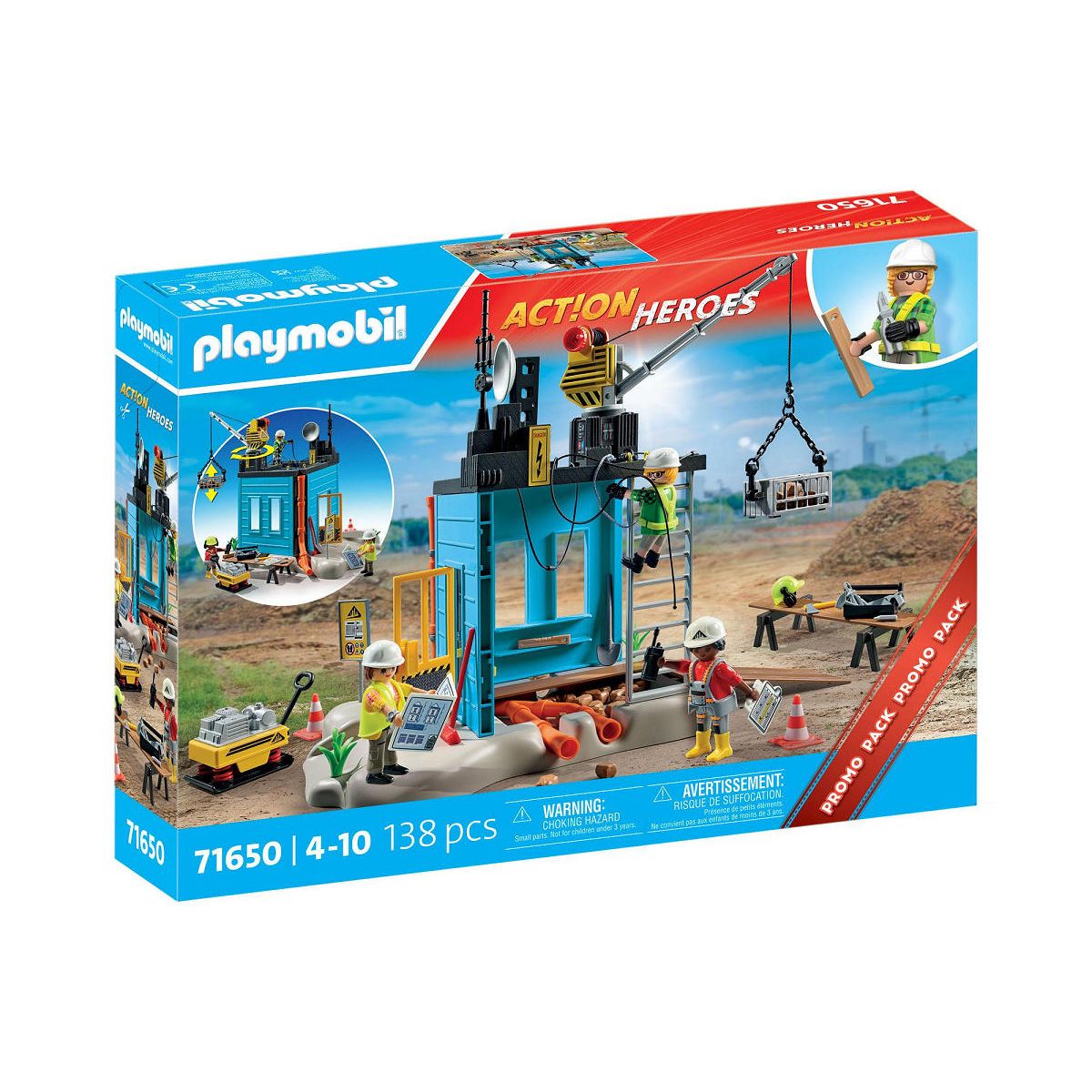 Playmobil Action Heroes Bouwplaats