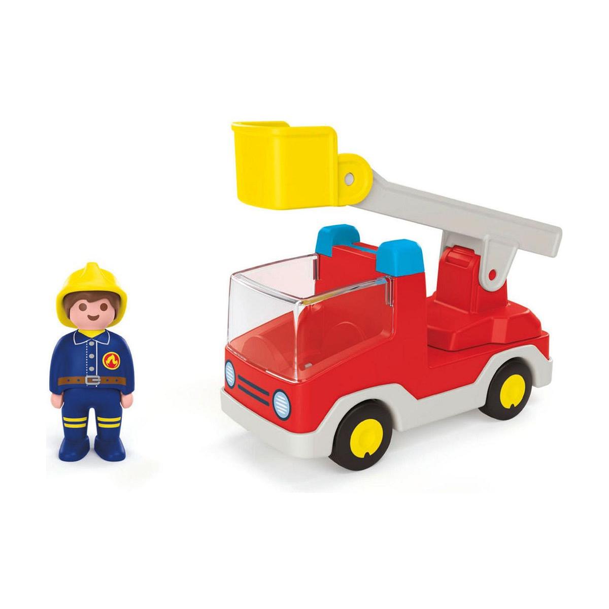 Playmobil Junior Junior Brandweerwagen met ladder