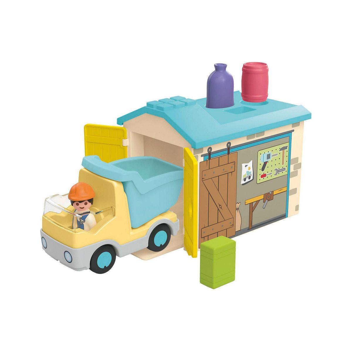 Playmobil Junior Junior Werkman met sorteer-garage