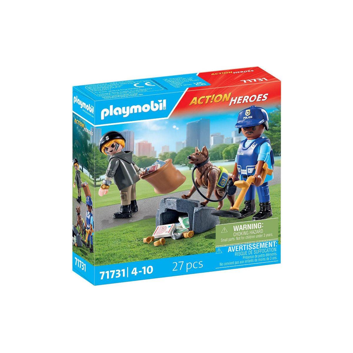Playmobil Action Heroes Politiehond met boef