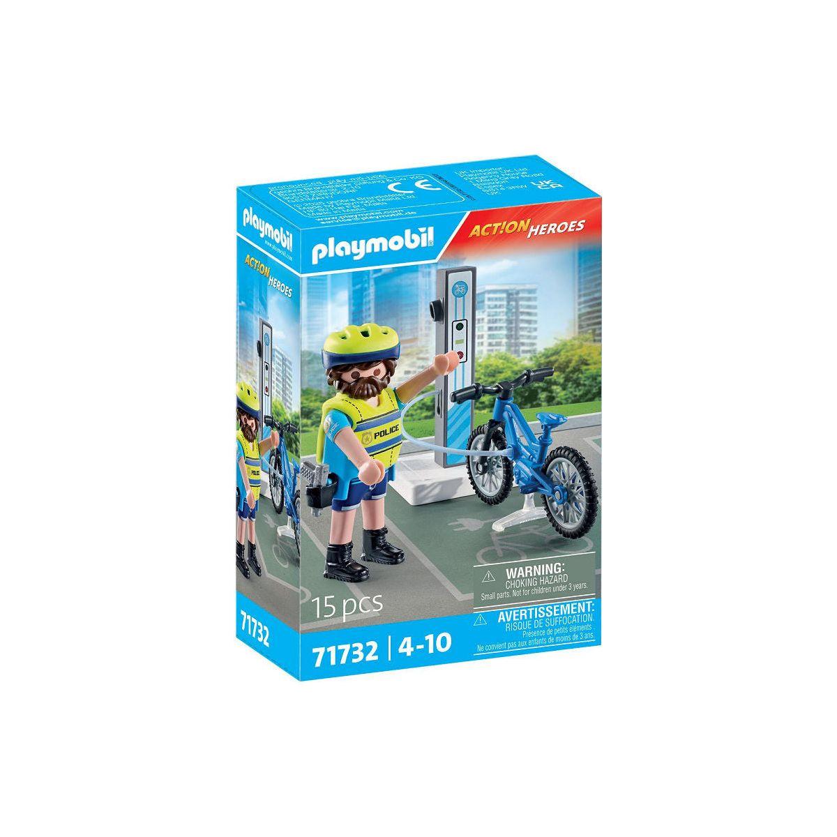 Playmobil Action Heroes Politie fiets patrouille