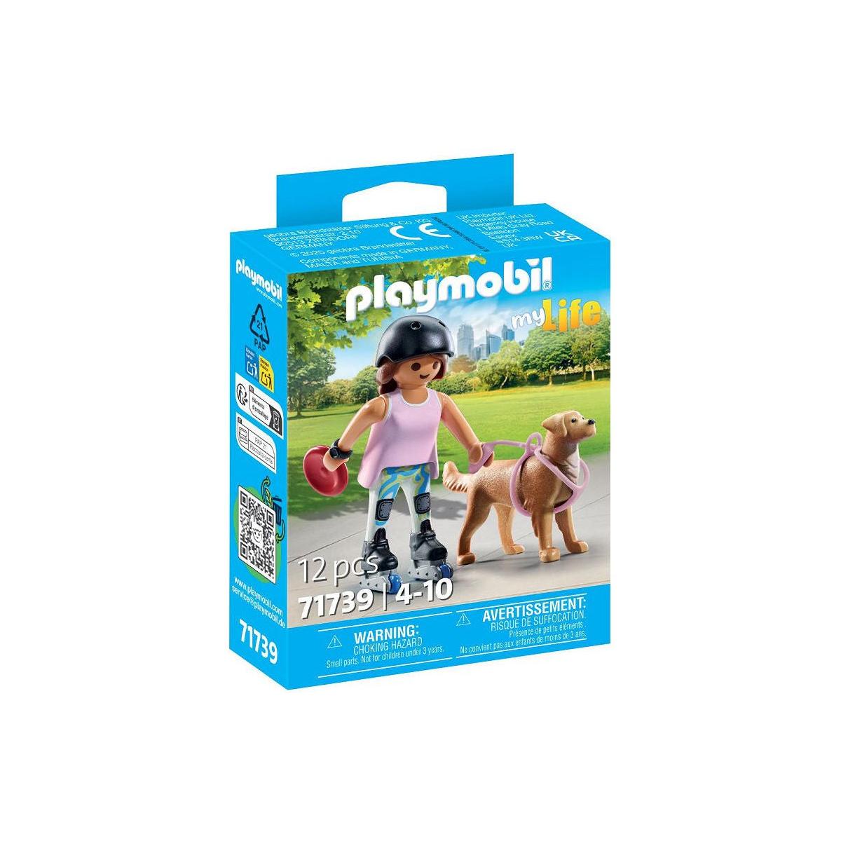 Playmobil My Life Schaatser met Retriever