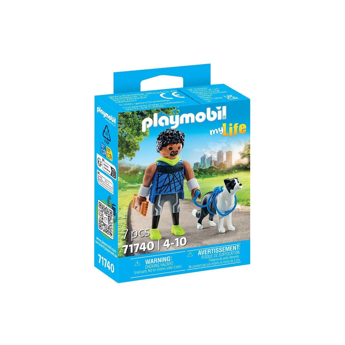 Playmobil My Life Jogger met Border Collie