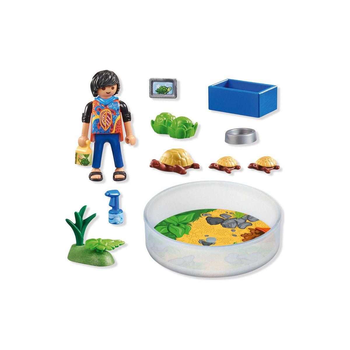 Playmobil My Life Schildpadden terrarium