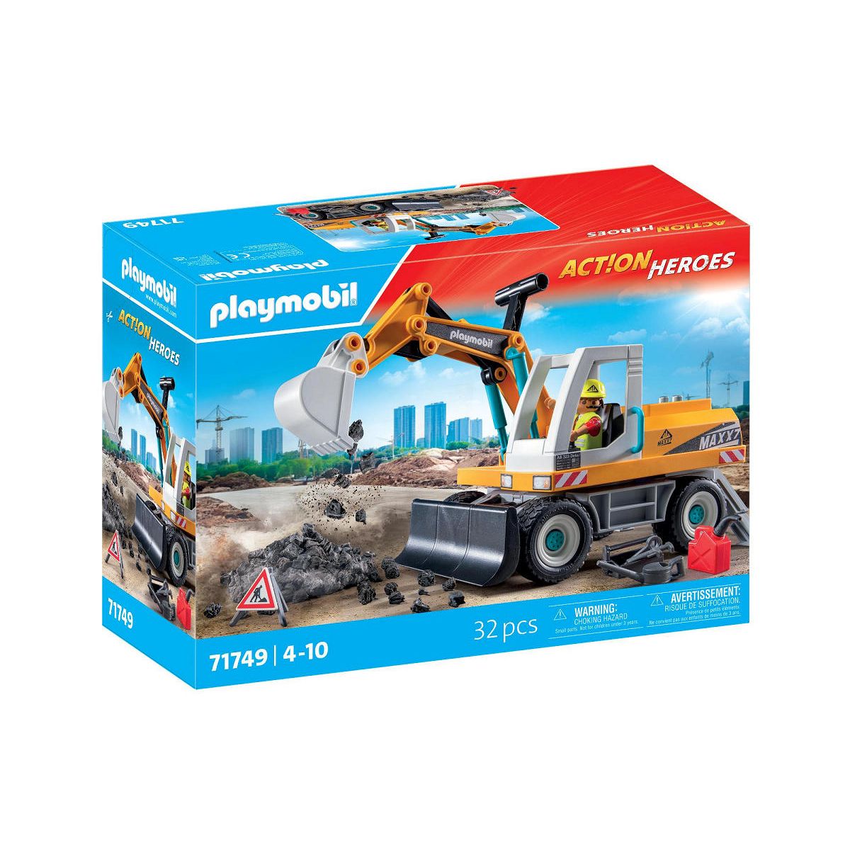 Playmobil Action Heroes Grote graafmachine