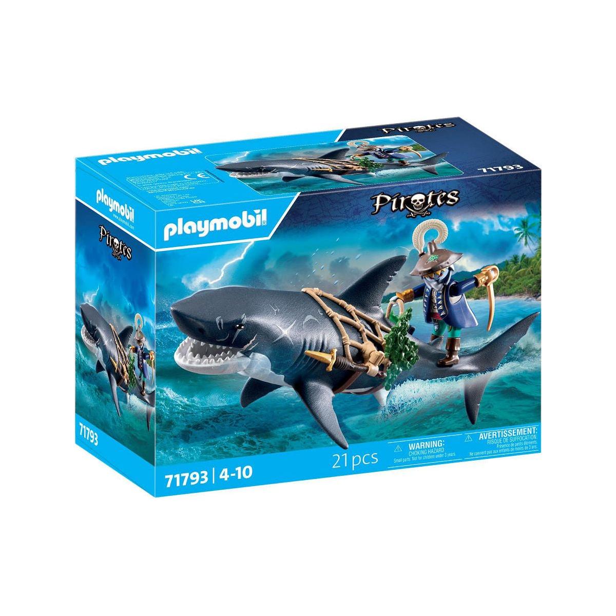 Playmobil Pirates Reuzenhaai met piraat