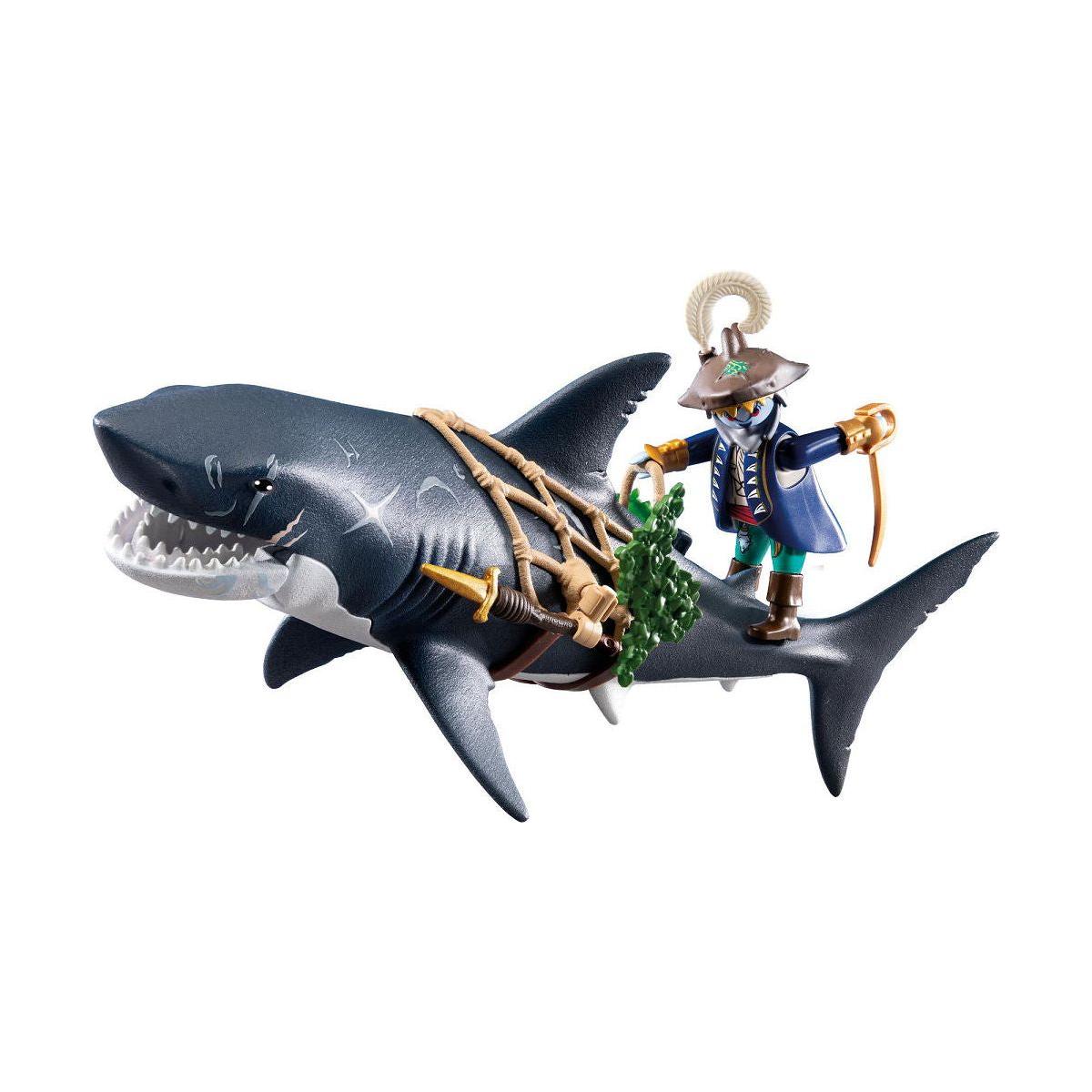 Playmobil Pirates Reuzenhaai met piraat