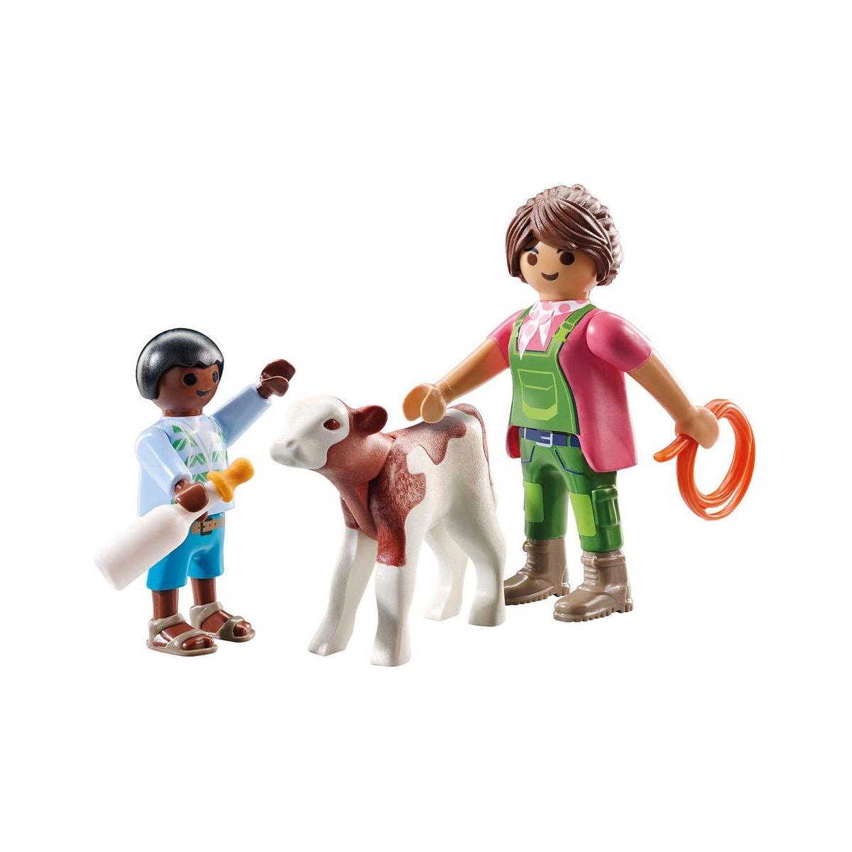 Playmobil DuoPacks Boer met kalf