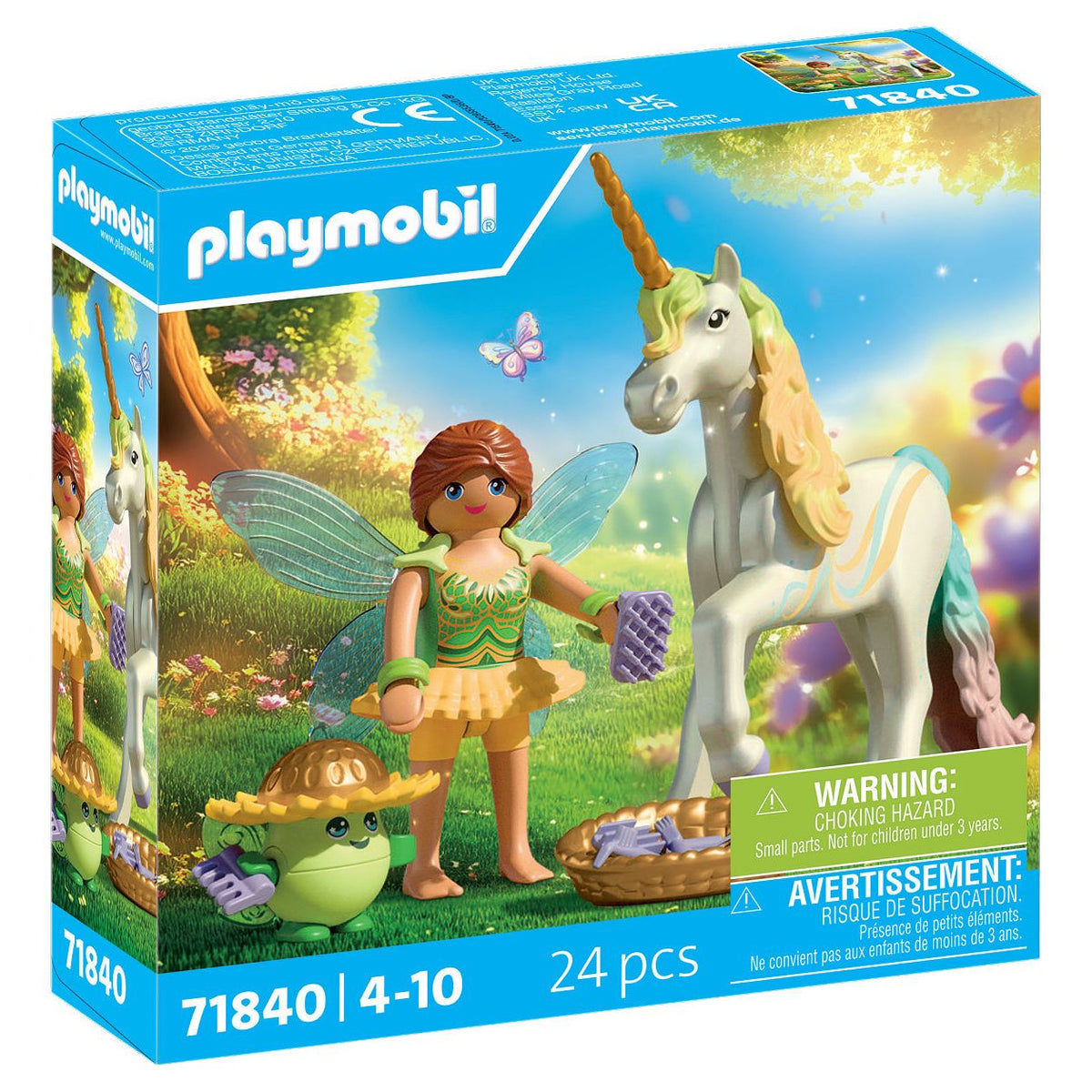 Playmobil Princess Magic Eenhoorn regenboogbloem met fee