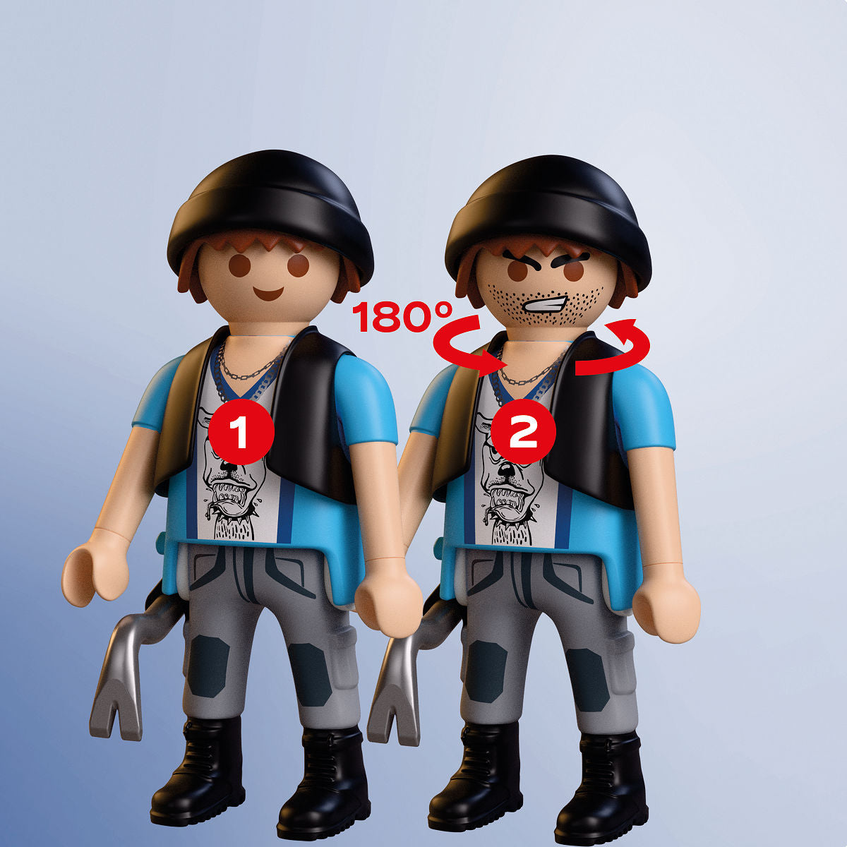 Playmobil City Action Achtervolging met motorfiets
