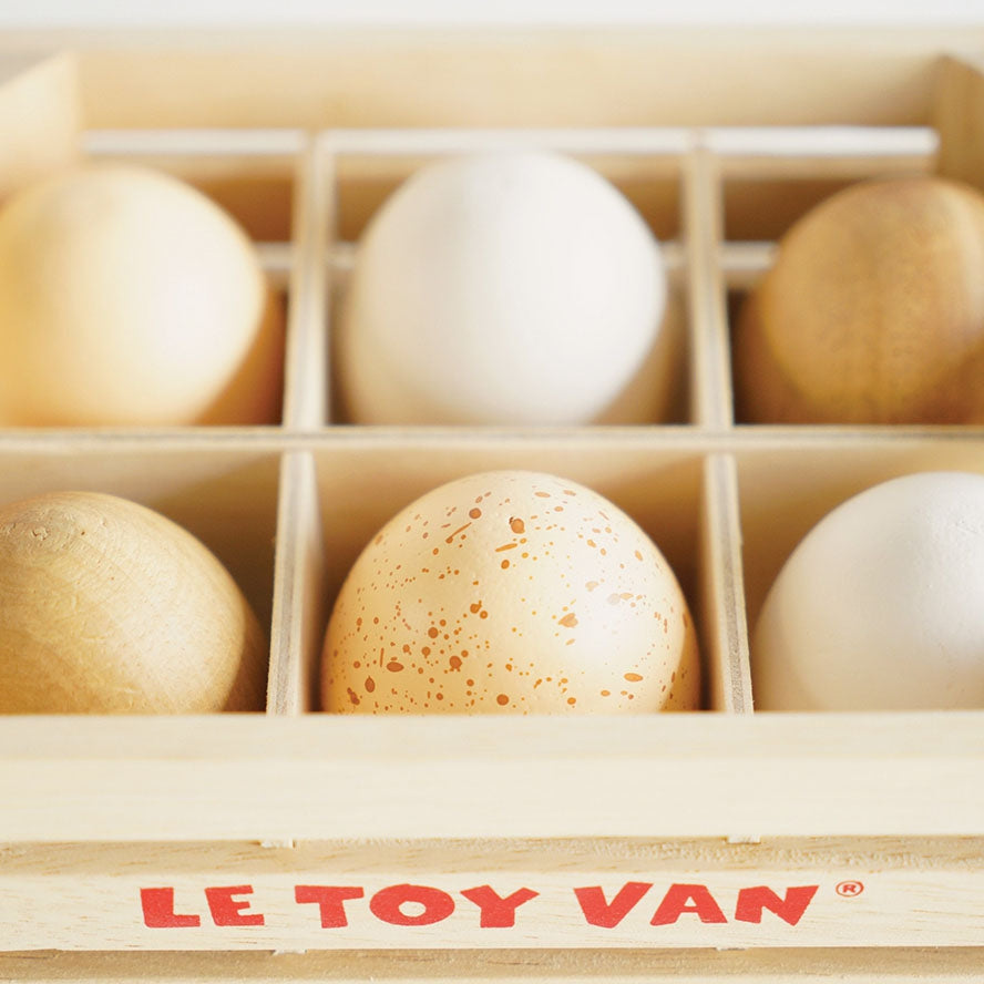 Kratje houten eieren, Le Toy Van