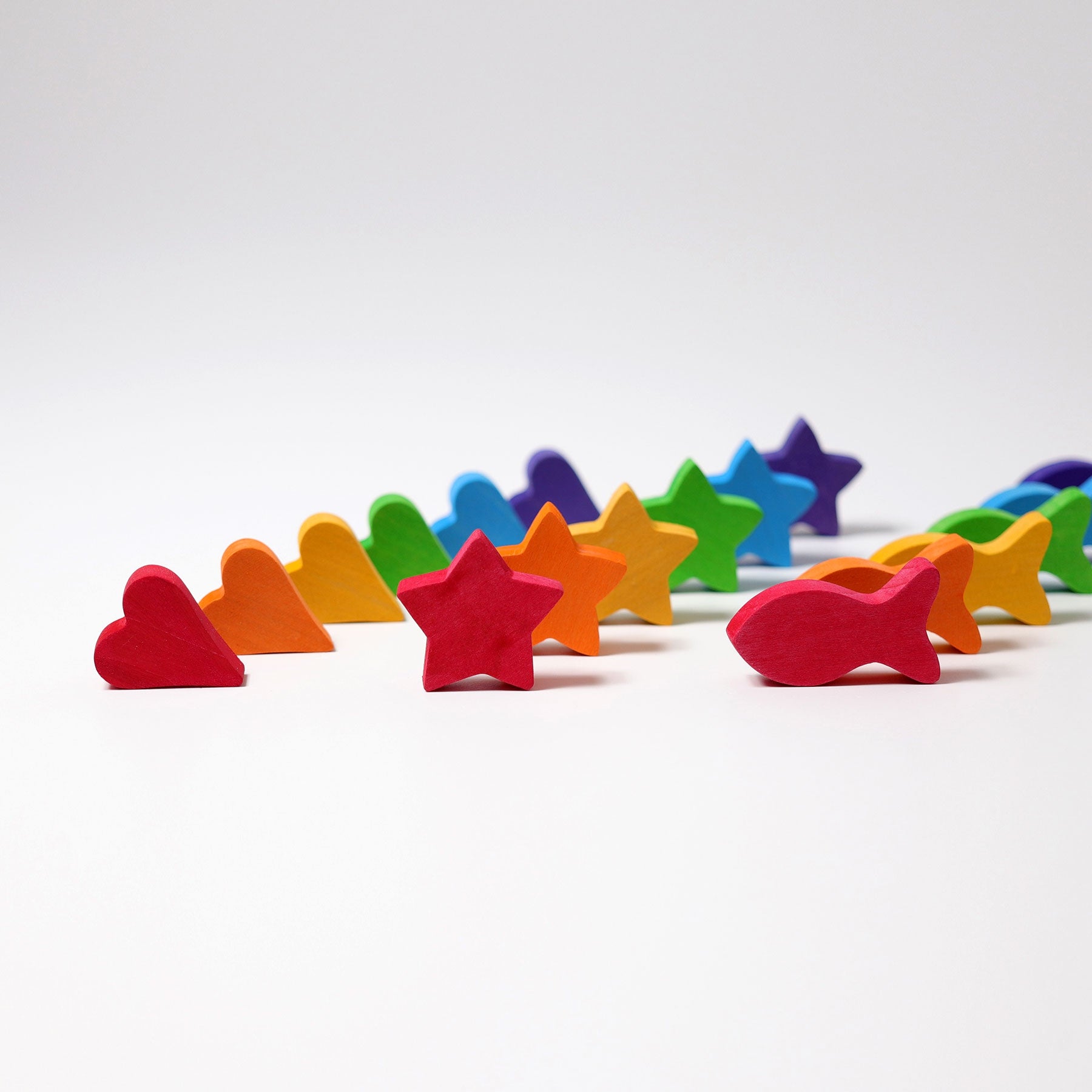 Sorteerspel regenboogschaaltjes, Grimm's