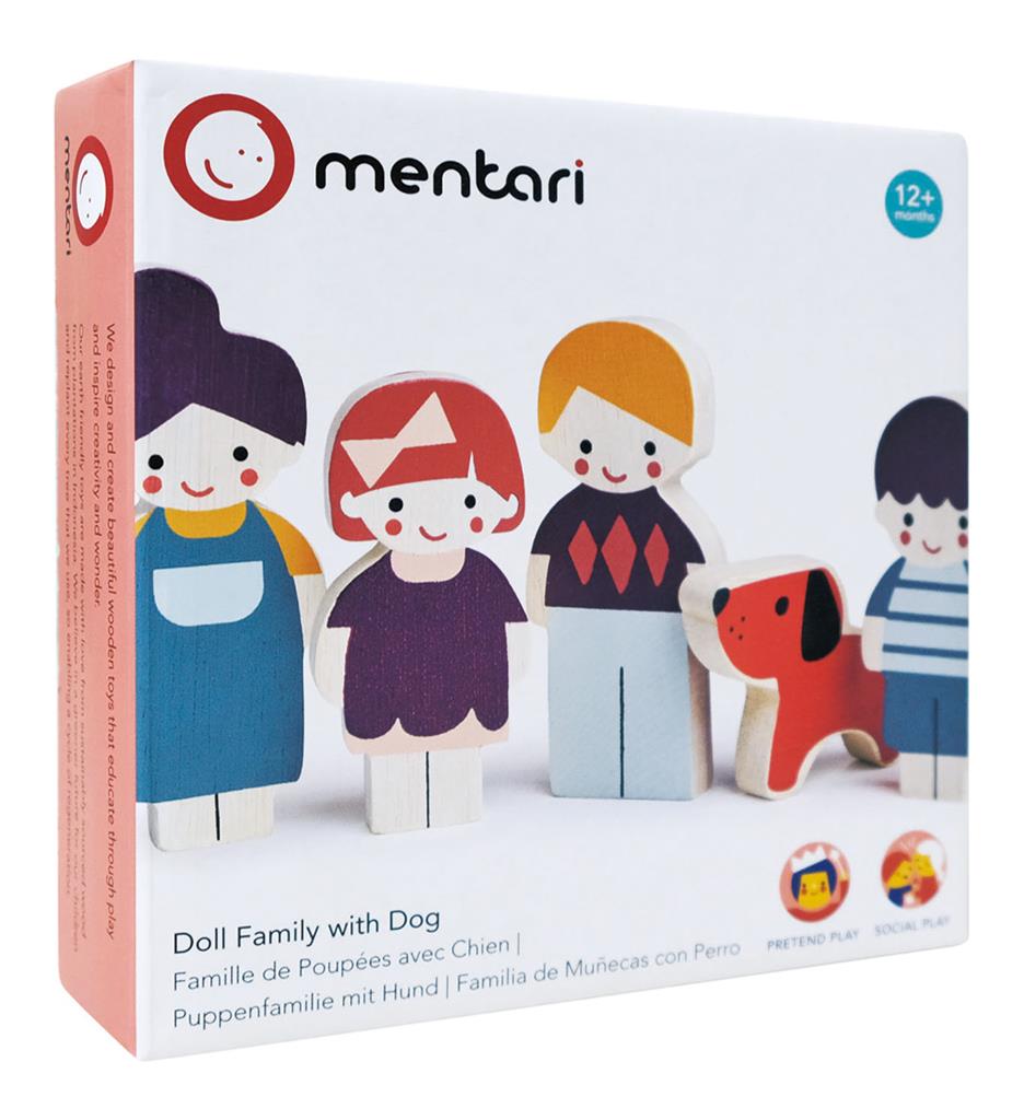 Poppenfamilie Met Hond, Mentari