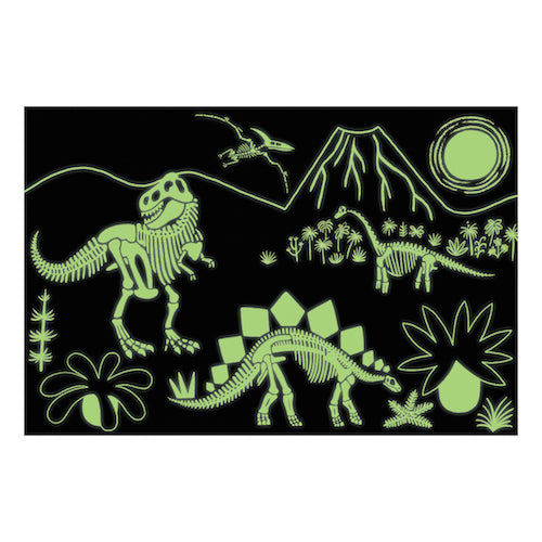 Glow-in-the-dark puzzel Dinosauriërs 100 st, Mudpuppy