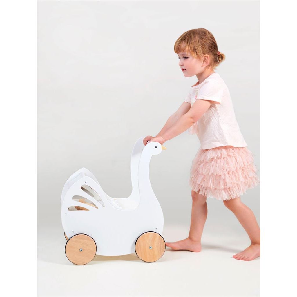 Poppenwagen - Sweet Swan, Tender Leaf
