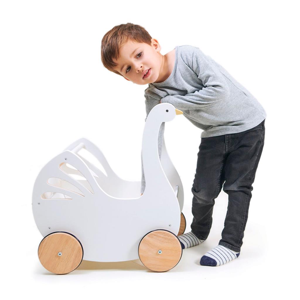 Poppenwagen - Sweet Swan, Tender Leaf
